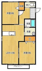 セルティアAの間取り画像