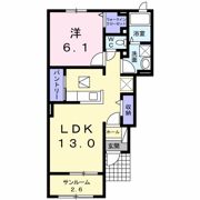 サピーガーデンⅠ壱番館の間取り画像