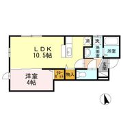 コンフォート・D・西大野の間取り画像