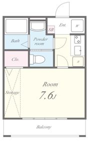 ジョリエーメゾンの間取り画像