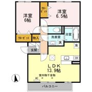 アバンセレジデンス Aの間取り画像