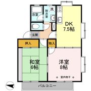メジーフローレンス Dの間取り画像