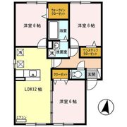 フラワータウン栄町 Bの間取り画像