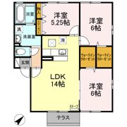 シャルム ガーデン Aの間取り画像