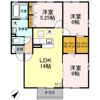 シャルム ガーデン Aの間取り画像