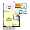 セジュールオッツ弘前中央の間取り画像