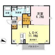 カーサ コモドⅤの間取り画像