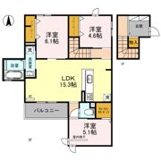 D-room中州の間取り画像