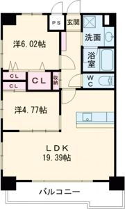 スマート到津の間取り画像