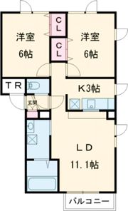 フォレスト澄川2・4の間取り画像