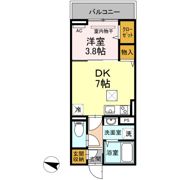 D-roomフェニックス糸島Ⅱの間取り画像
