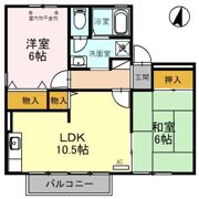 ロイヤルガーデン・M Bの間取り画像