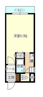 カノン白木原の間取り画像