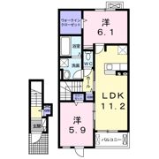 ピンズ原Ⅲの間取り画像