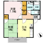 シャルマン小戸の間取り画像