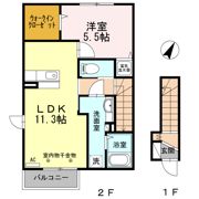 Dーroomアザレアの間取り画像