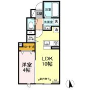 ブリーズ Dの間取り画像