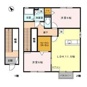 グロワール Bの間取り画像