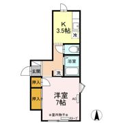 メイユール千羽 Bの間取り画像
