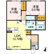 ポルトボヌール浜田の間取り画像