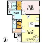 ラフィーネ東城北の間取り画像