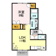 メイユールユウの間取り画像