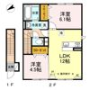 グラード高田 Dの間取り画像