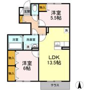 リビングタウン青葉 Aの間取り画像