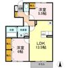 リビングタウン青葉 Aの間取り画像