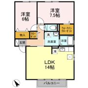スローライフ Aの間取り画像