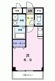 カルム六番町の間取り画像