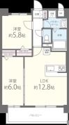 エグゼクティブイーストタワーの間取り画像