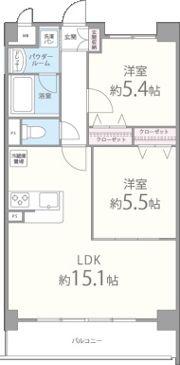 ラディスターの間取り画像