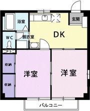 レイクヒルズの間取り画像