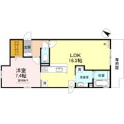 Alcione壱番館の間取り画像