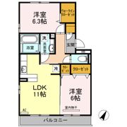 ソシア グレイスの間取り画像