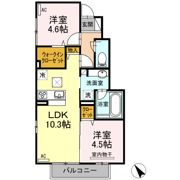 ファミーユ エスパス Ⅰ棟の間取り画像