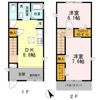 加茂戸建借家 D棟の間取り画像