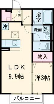 アンソレイエの間取り画像