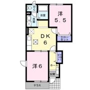 グリーンヒル三城Aの間取り画像
