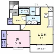 ファミーユ アンの間取り画像