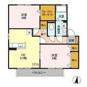 シャトレー A棟の間取り画像
