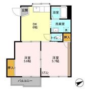 ガーデンハイツ桜台 Aの間取り画像