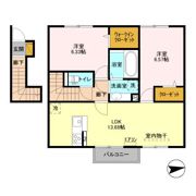 オーク大島田Aの間取り画像
