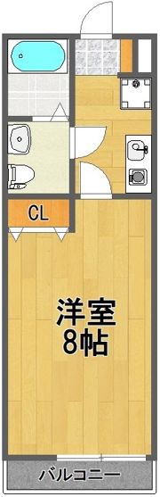 フラットテンの間取り画像