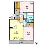 グランドソレイユ A棟の間取り画像
