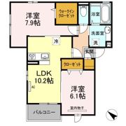 エトワール岩見の間取り画像
