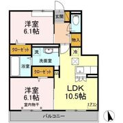 フラッツ酒井根 Ⅰ号棟の間取り画像