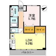 コーポラスの間取り画像