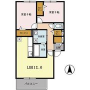 リュー・グロワール A棟の間取り画像